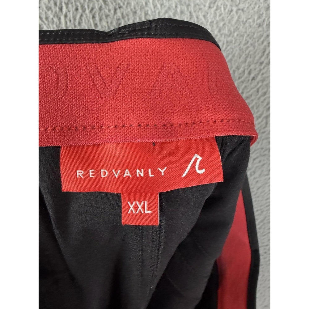 Redvanly Pants Mens 42x34 Black Golf Performance Stretch Tapered Khakis 2XL Mens - Picture 7 of 9